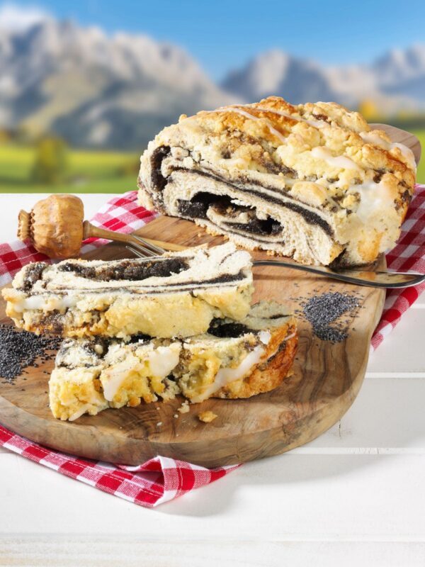 Mohn-Wickelkuchen