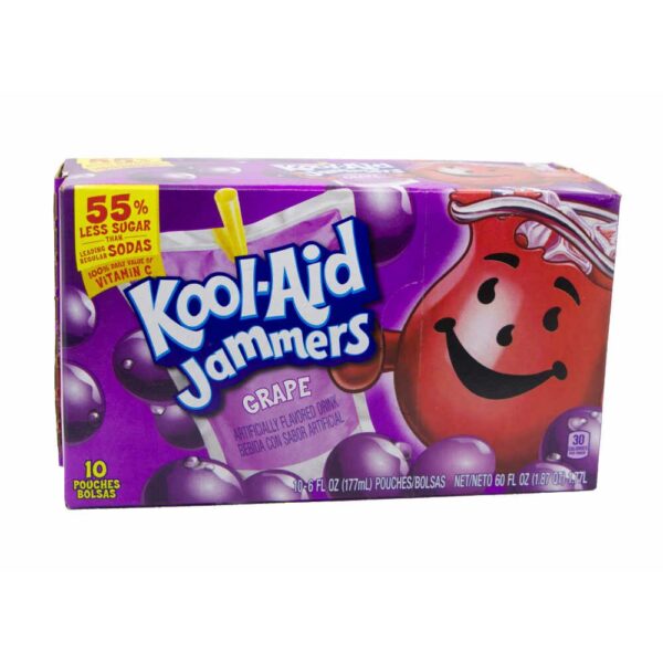 5,53 €/l 10x Kool Aid Jammers Grape