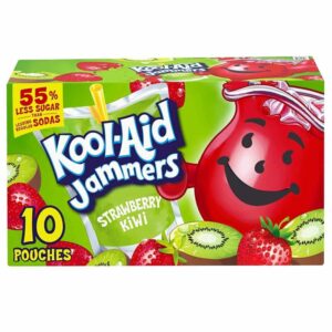 5,08 €/l 10x Kool Aid Jammers Strawberry-Kiwi 177ml
