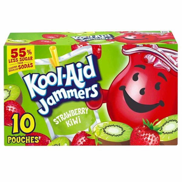5,08 €/l 10x Kool Aid Jammers Strawberry-Kiwi 177ml