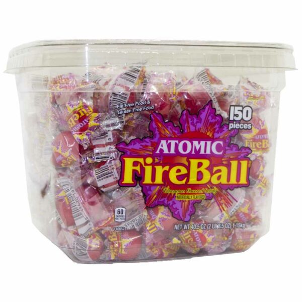 24,26 €/kg 150 Stück Atomic Fireball, Zimt Candy - BOX 1,15 kg