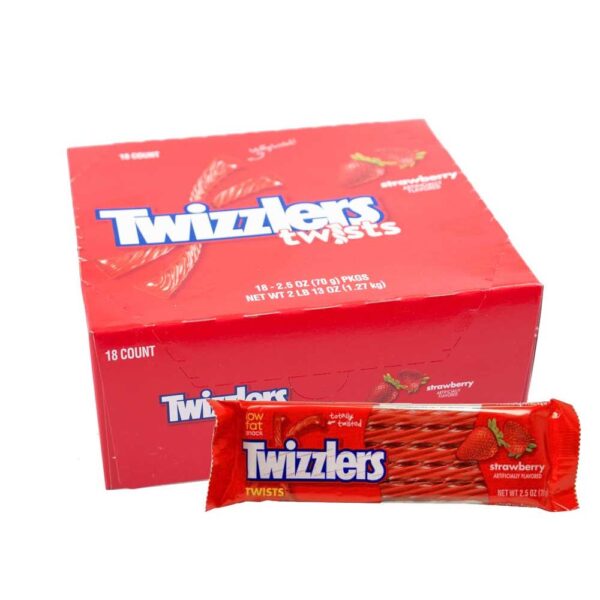 17,01 €/kg 18er Karton Twizzlers Twists, Strawberry 1,27kg