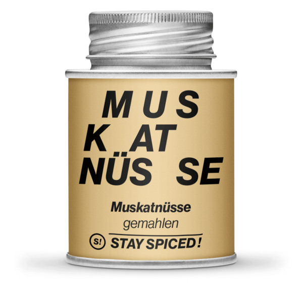 Muskatnüsse dunkel gemahlen
