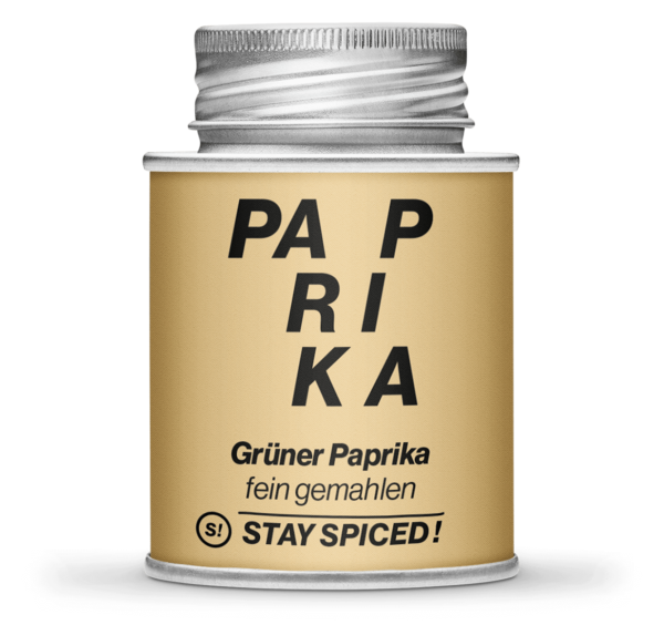 Paprika grün gemahlen