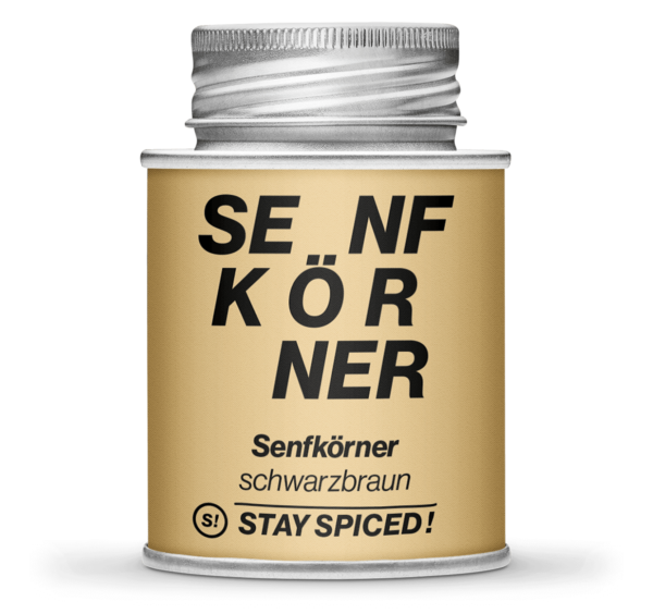 Senfkörner schwarzbraun, ganz
