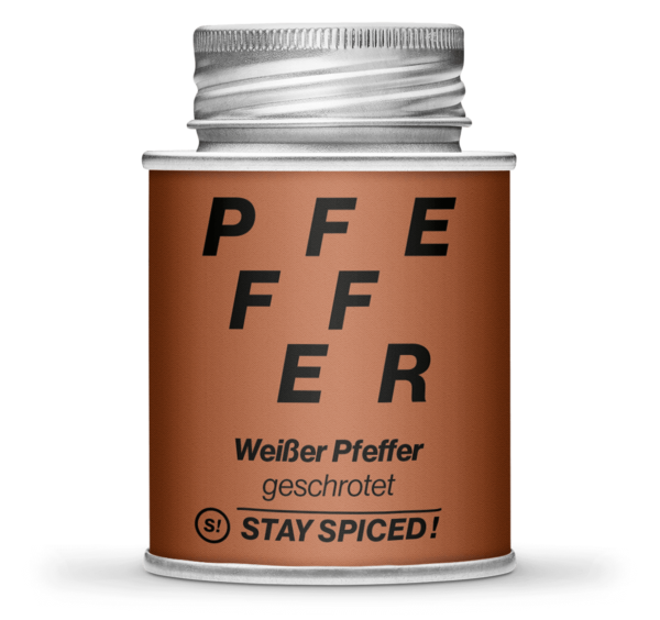 Pfeffer weiss geschrotet "Naturmahlung"
