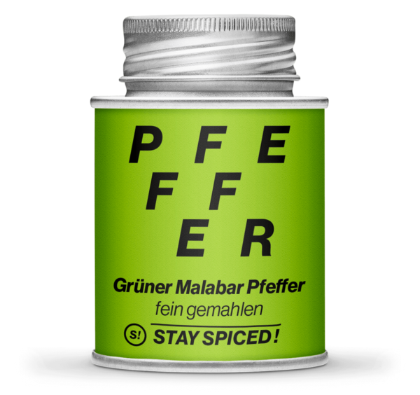 Pfeffer grün gemahlen "Malabar"