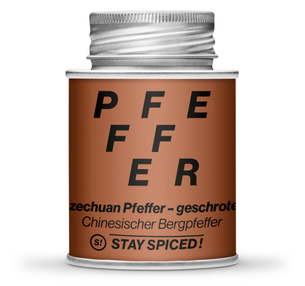 Szechuan-Pfeffer, Sichuan-Chin. Bergpfeffer geschrotet,