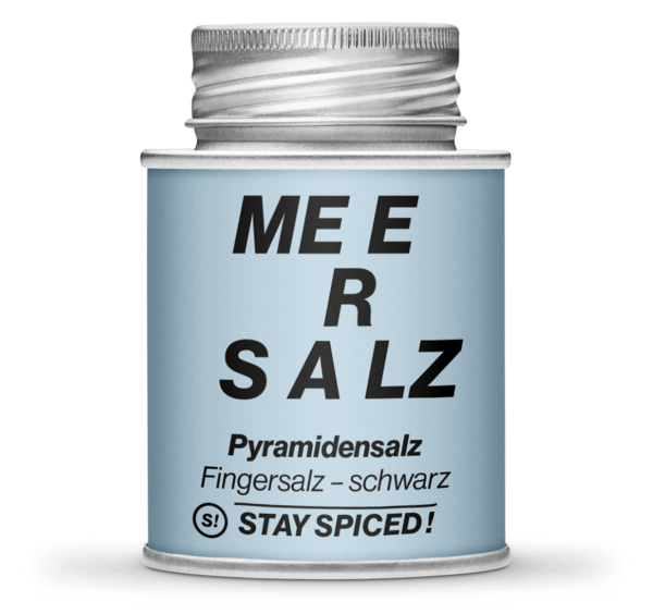 Pyramidensalz "Fingersalz" Schwarz