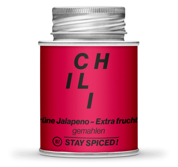 Jalapeno Chili, grün gemahlen - Extra Fruchtig!