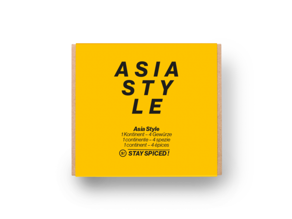 Geschenkbox "Asia Style" mit 4 ausgewählten Gewürzen