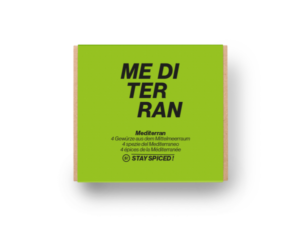 Geschenkbox "Mediterran" mit 4 ausgewählten Gewürzen