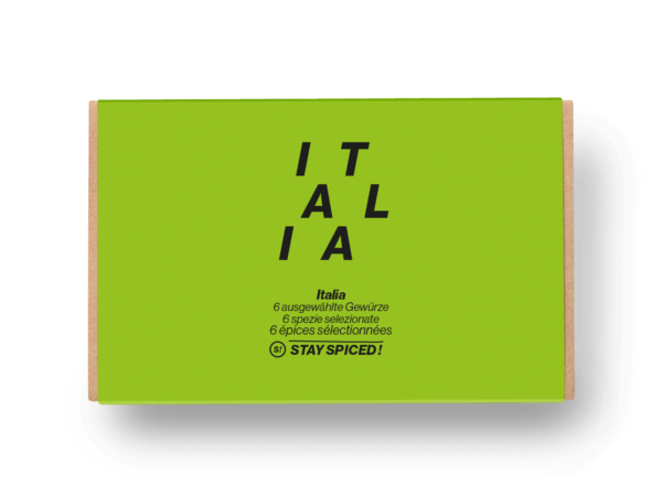 Geschenkbox "Italia" mit 6 ausgewählten Gewürzen