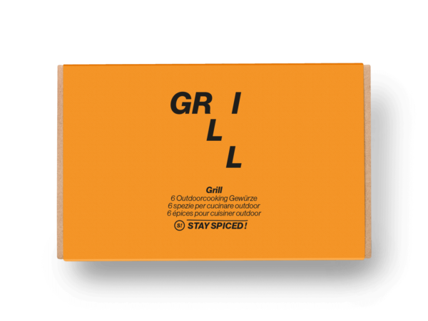 Geschenkbox "GRILL" mit 6 ausgewählten Gewürzen