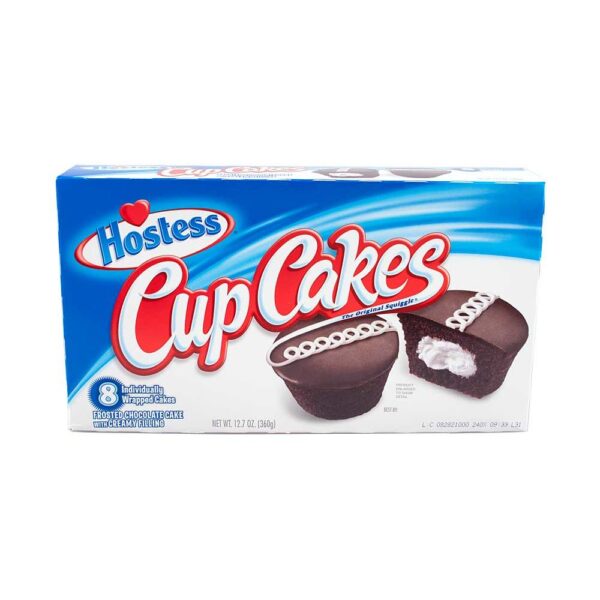 27,50 €/kg 8 Stück Hostess Cup Cakes Frosted Chocolate, 360g