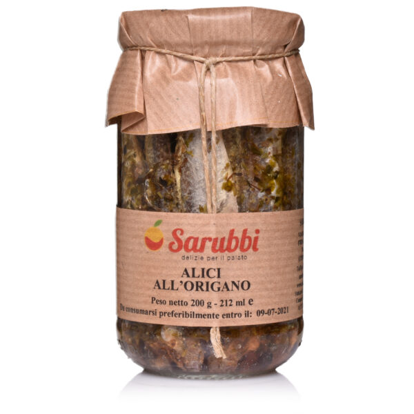 Eingelegte Sardellen - Alici all'Origano