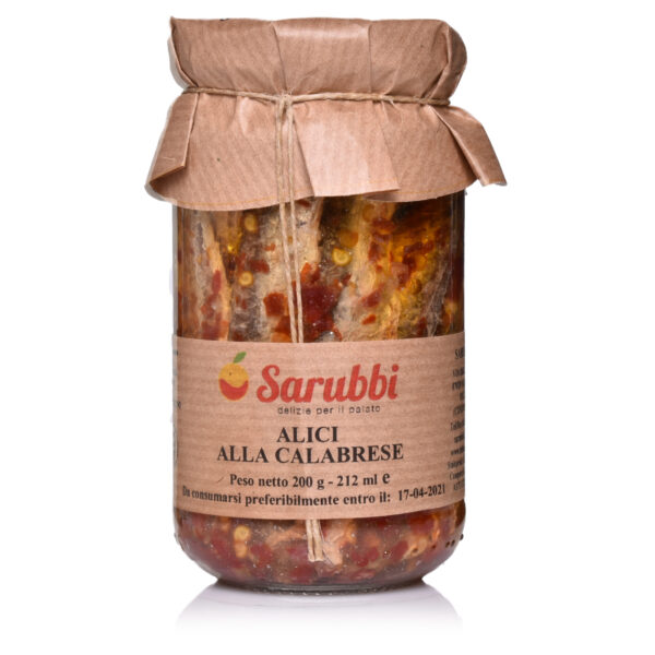 Eingelegte Sardellen mit Chili - Alici Alla Calabrese