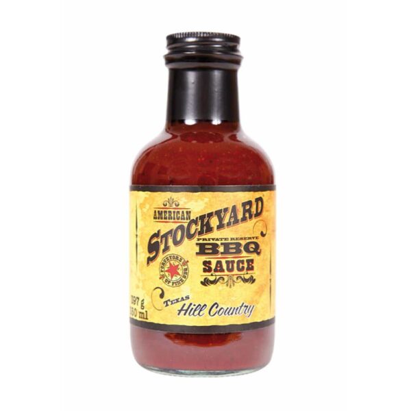 17,00 €/l American Stockyard Hill Country" Grillsacue, BBQ Sauce 350 ml"
