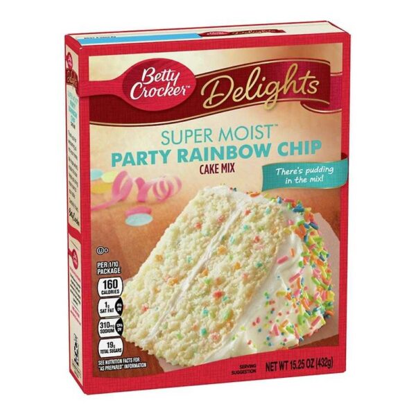 13.750,00 €/kg Betty Crocker, Party Rainbow Chip, Backmischung
