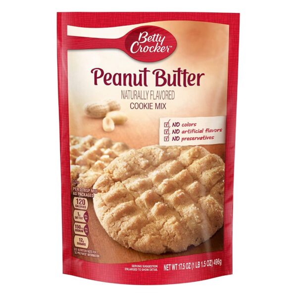 11,09 €/kg Betty Crocker Peanut Butter Cookie Mix, Backmischung USA