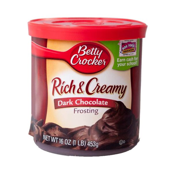12,14 €/kg Betty Crocker Rich & Creamy Dark Chocolate Frosting, Schokoguss, Kuchenglasur