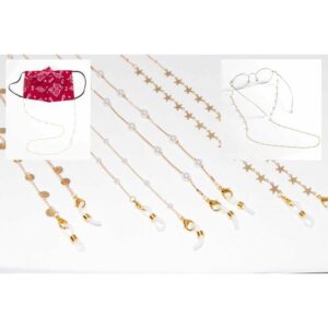 Brillenkette, Maskenkette, Ketten Mundschutzhalter Maskenhalter