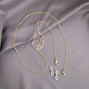 Brillenkette, Maskenkette, Ketten Mundschutzhalter Maskenhalter Face