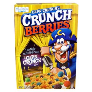 24,30 €/kg Cap'n Crunch's Crunch Berries Sweetend Corn & Oat Frühstücks Cerealien