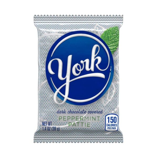 12,82 €/kg Hershey's York, Peppermint Pattie (MHD 30.11.2022)