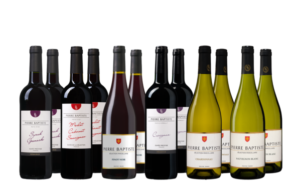 Das große Pierre Baptiste weinpaket (12 Flaschen) - die Weinbörse