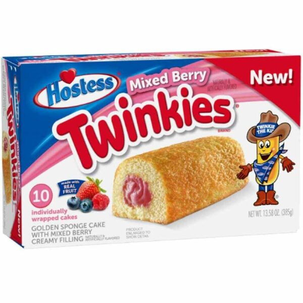 25,71 €/kg Hostess Twinkies Mixed Berry, 10er Packung
