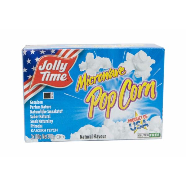 11,63 €/kg Jolly Time Mikrowellen Popcorn Natural Flavour, gesalzen 3 x100g