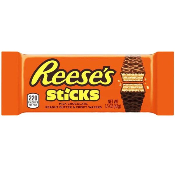 28,57 €/kg Reeses Sticks, Erdnussbutter Riegel, 42g