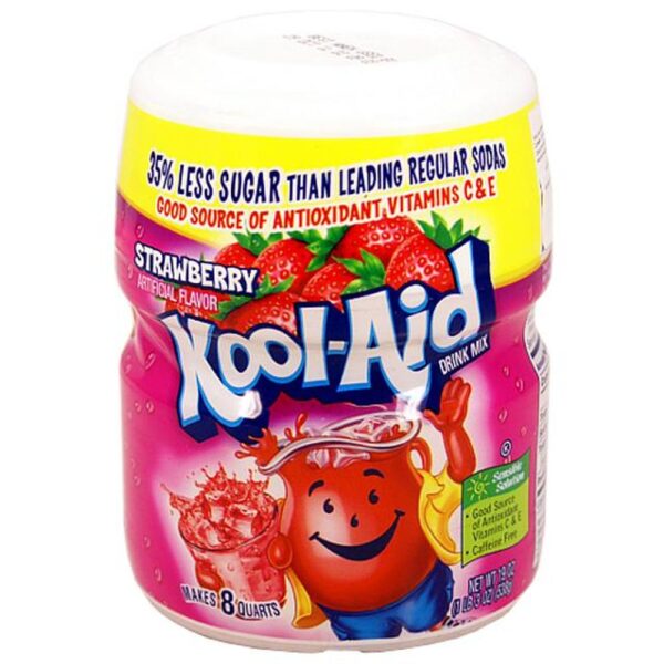 13,94 €/kg Kool Aid Barrel Strawberry, Sugar-Sweetend Soft Drink Mix