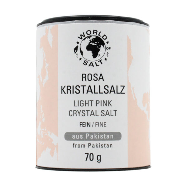 Rosa Kristallsalz - fein - World of Salt