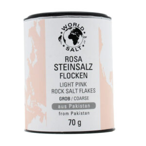 Rosa Steinsalzflocken - grob - World of Salt