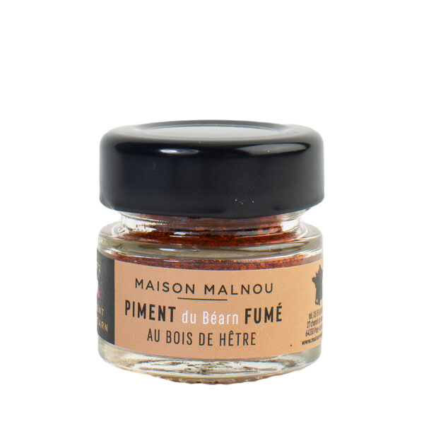 BIO Geräucherte Chilipulver (Buchenholz) - BIO Piment Maison Malnou du Béarn fumé aus bois de hêtre, 13g