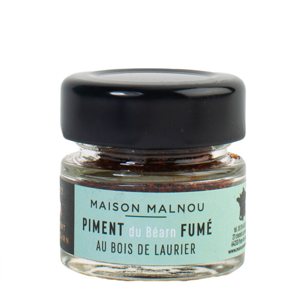 BIO Geräucherte Chilipulver (Lorbeerholz) - BIO Piment Maison Malnou du Béarn fumé au bois de laurier, 13g