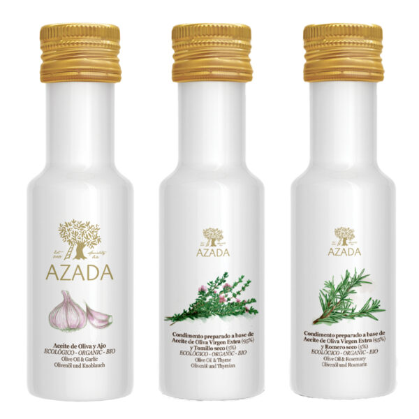 Mediterranes Olivenöl Set 3x100ml - AZADA