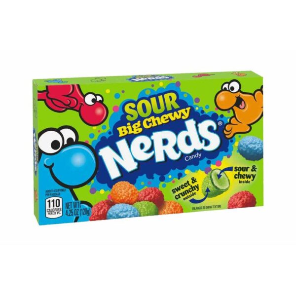 23,33 €/kg Nerds Big Chewy Sour - saure Kaubonbon, 120g