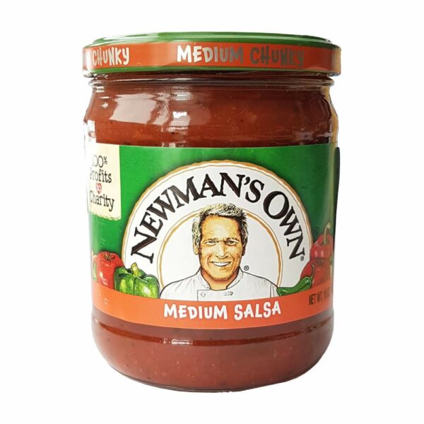 12,14 €/kg Newmans Own Medium Chunky Salsa, 453g