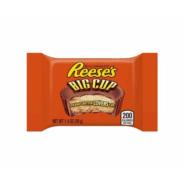 23,08 €/kg Reeses Big Cup, Peanut Butter Lovers Cup MHD 31.05.2022
