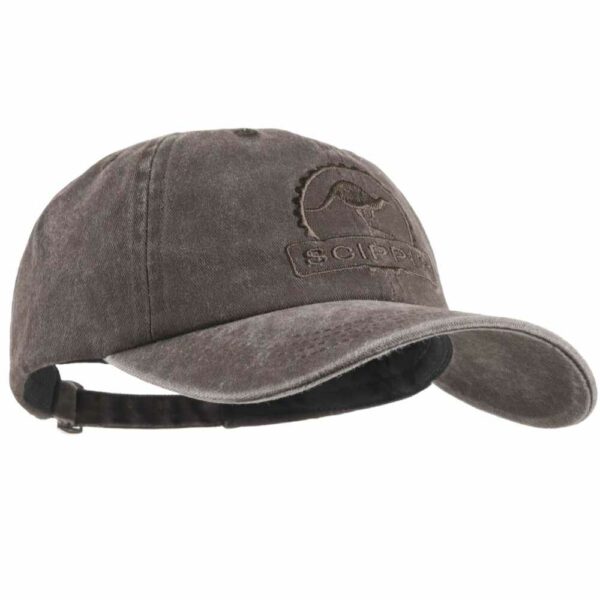SCIPPIS Canvas Cap", Baseball Cap, Mütze, Kappe Brown"