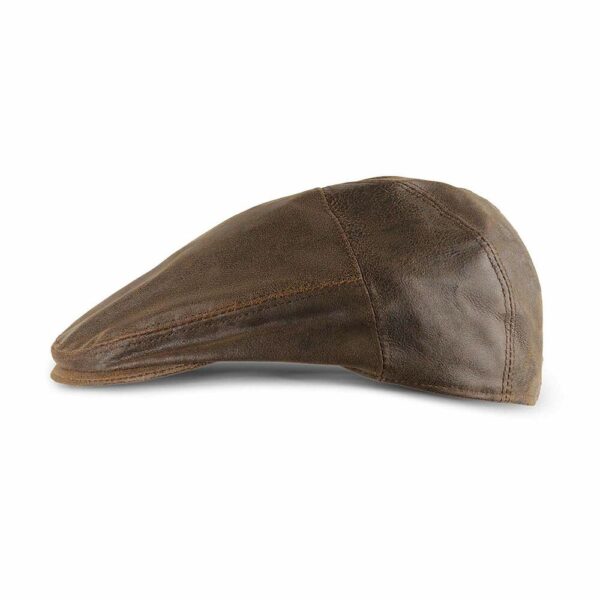 SCIPPIS OXFORD CAP", Mütze, Leder Flat Cap"