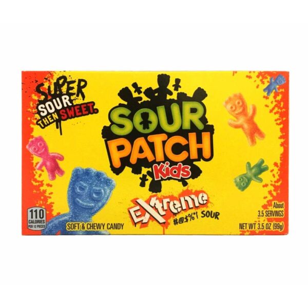 23,23 €/kg Sour Patch Kids Extreme, saure Fruchtgummi - Box 99g