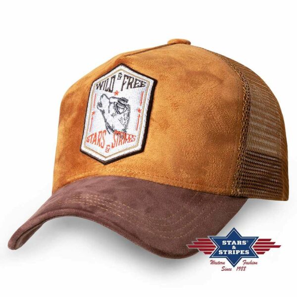 TC Western Trucker Cap WILD AND FREE", Baseball Cap Kappe Mütze"