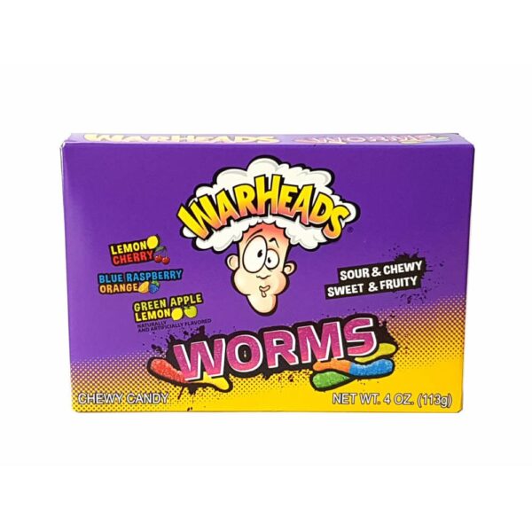 23,45 €/kg Warheads Sour Worms, 113g Box