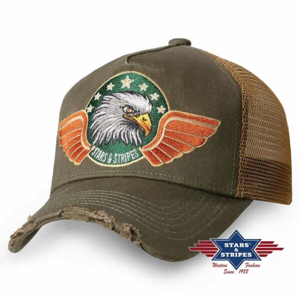 Western Trucker Cap Eagle", Baseball Cap Kappe Mütze"