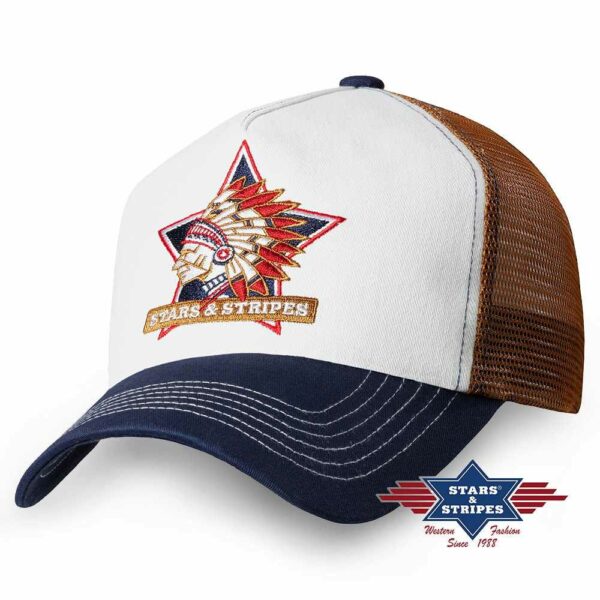 Western Trucker Cap Indian", Baseball Cap Kappe Mütze"