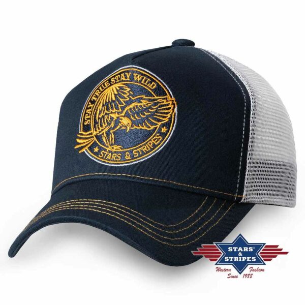 Western Trucker Cap Stay Wild", Baseball Cap Kappe Mütze"